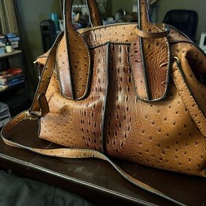 Elegant Brown Satchel Bag